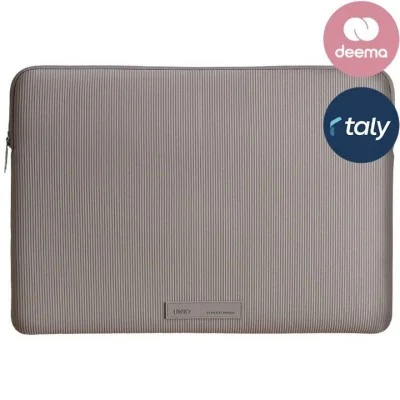 UNIQ Cyprus Ridge Edition Water-Resistant Neoprene Laptop Sleeve For MacBook Neo 13" | Air 13" - Pewter Grey